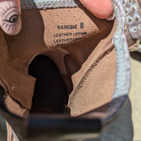 New Freebird Ramone boots, size 8 "Blush multi" - Picture 5 of 5